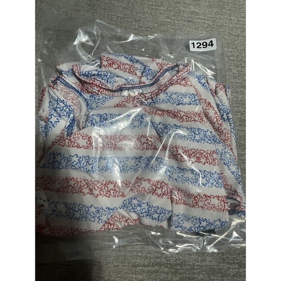 Dot Dot Smile Dress Girl’s Size 5/6 White Stripes Graphic Geometric Short Sleeve - Picture 9 of 9